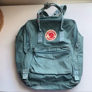 Fjallraven Kanken 13inch Backpack Frost Green